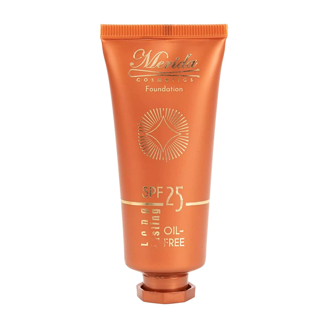 کرم پودر فاقد چربی SPF 25 مریدا مدل Long lasting رنگ عاجی حجم 40 میلی لیتر