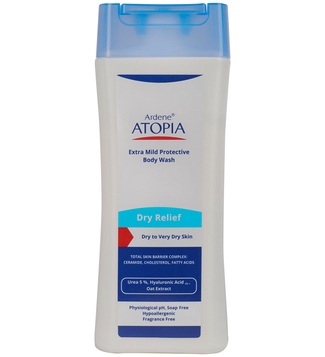 لوسیون شوینده بدن آردن اتوپیا حاوی 5 درصد اوره 250 میل مدل Dry Relief