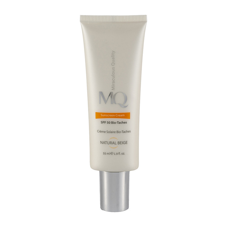 کرم ضد آفتاب ضدلک ام کیو MQ رنگی بژ طبیعی اورجینال spf
